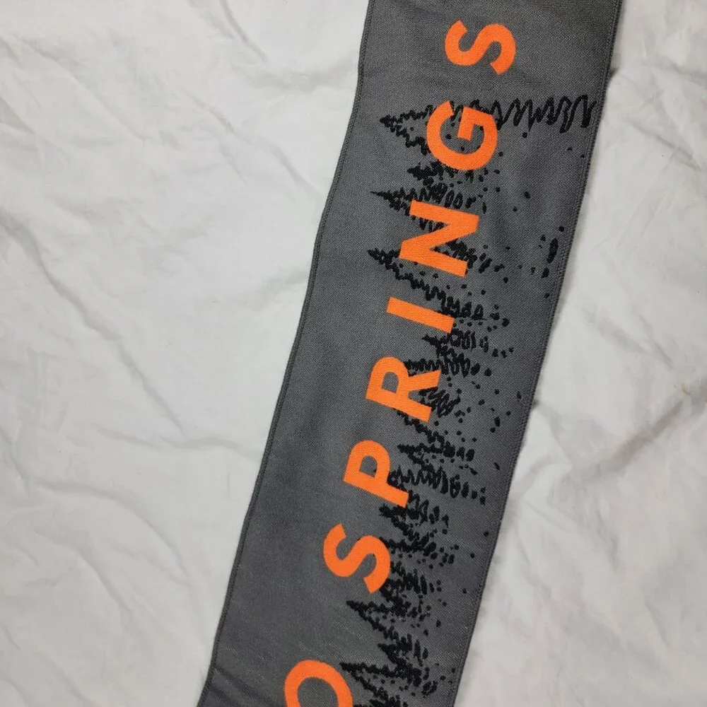 Colorado Springs Halo Break Through Summit Gray Orange Scarf Outdoors Winter